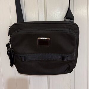 Tumi Black Messenger Bag